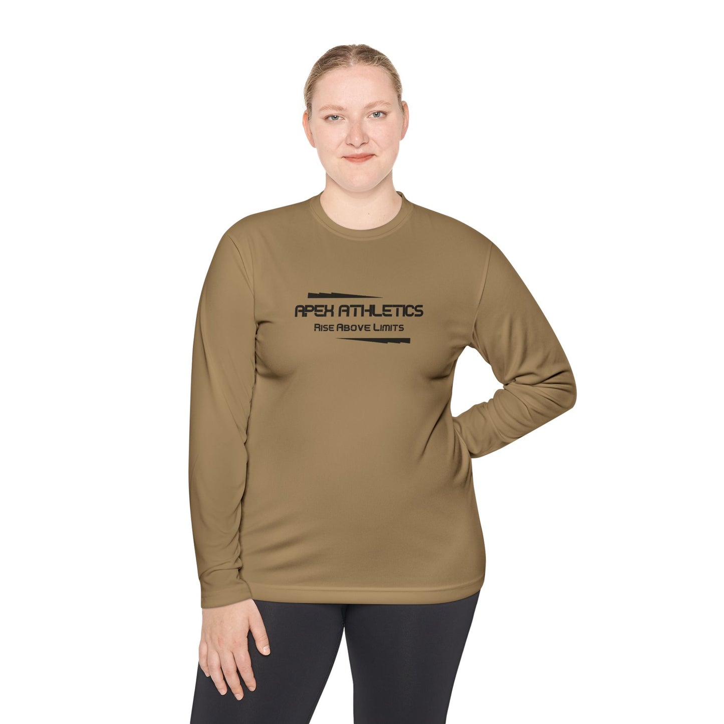 Brown Athletic Long Sleeve Shirt