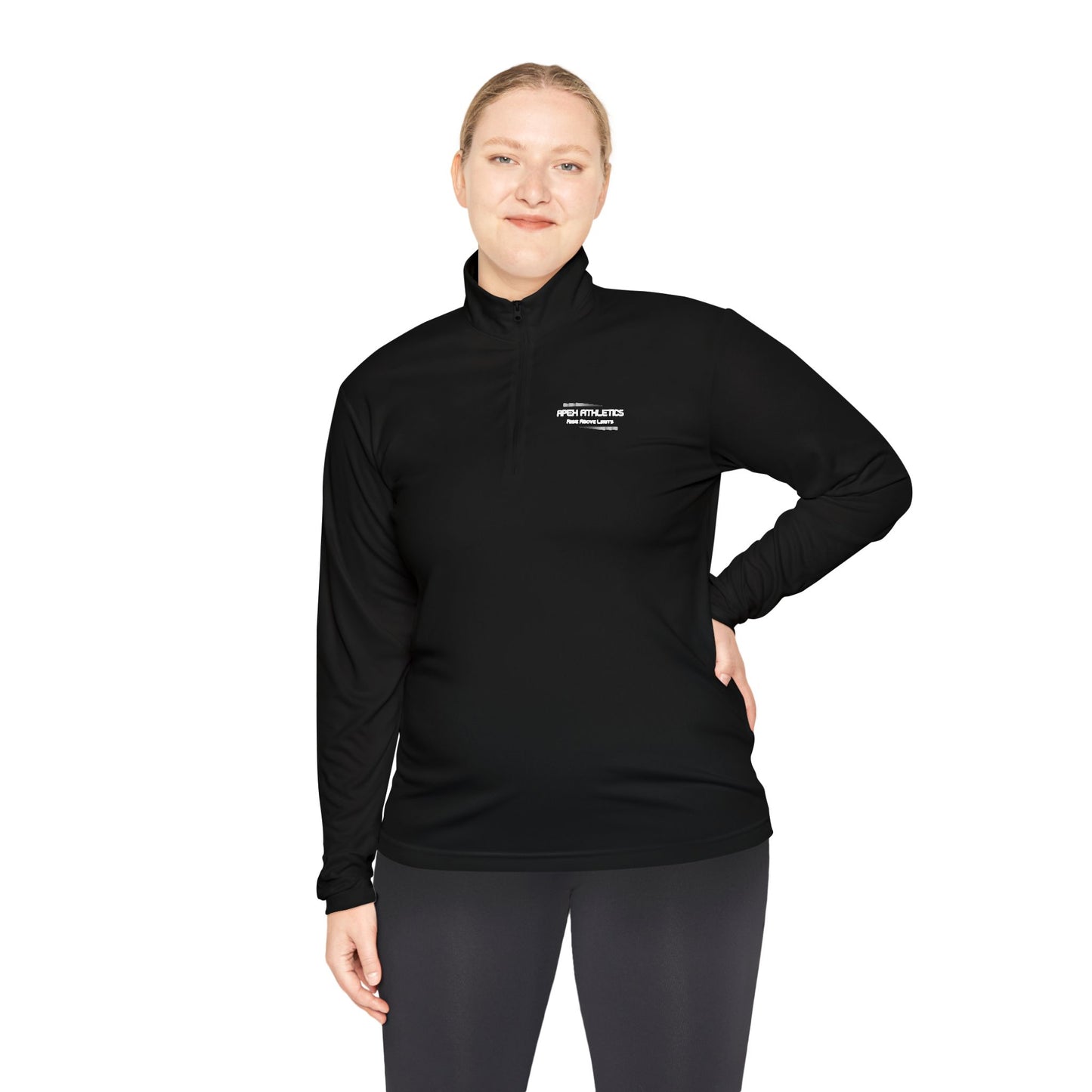 Black Fitness Quarter Zip
