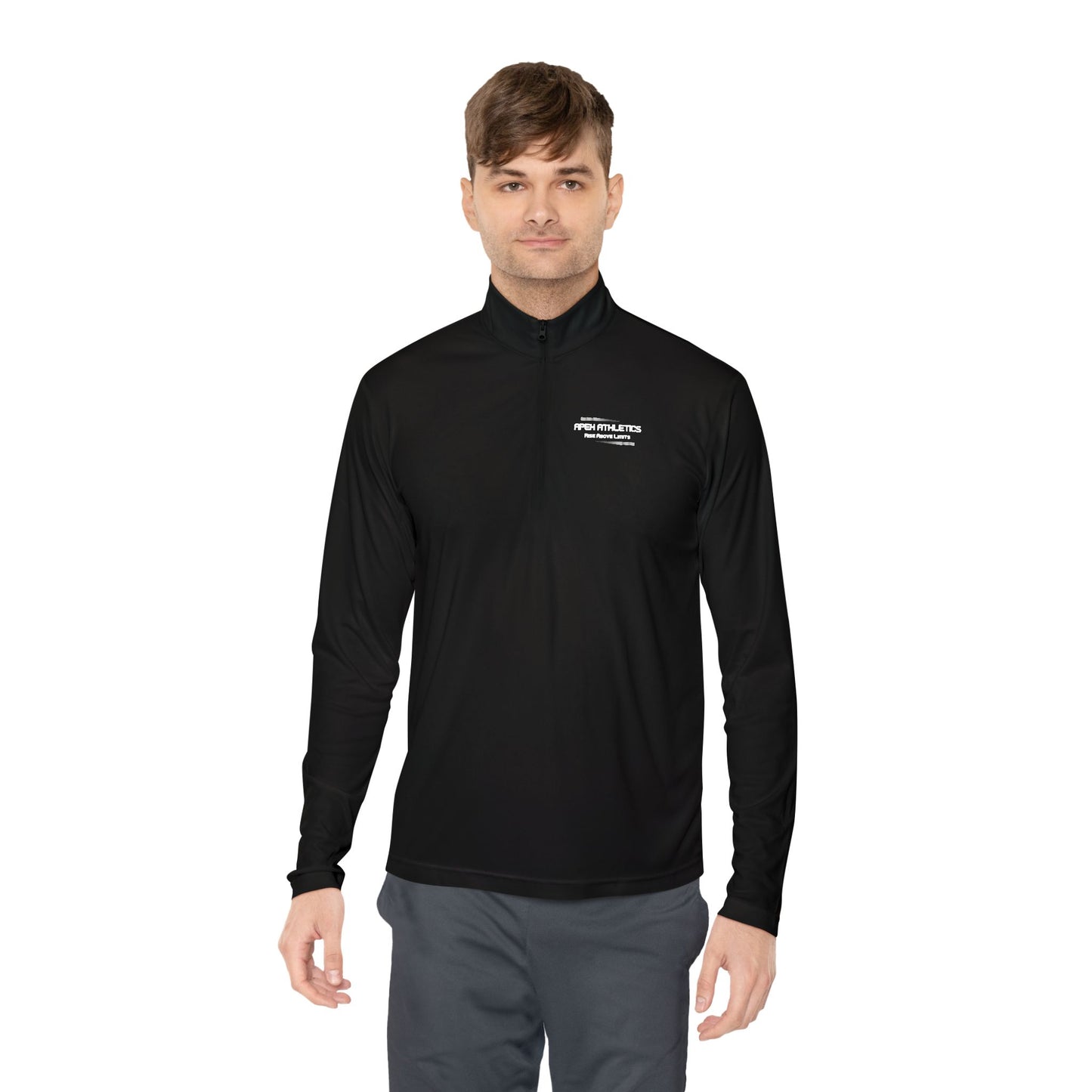 Black Fitness Quarter Zip